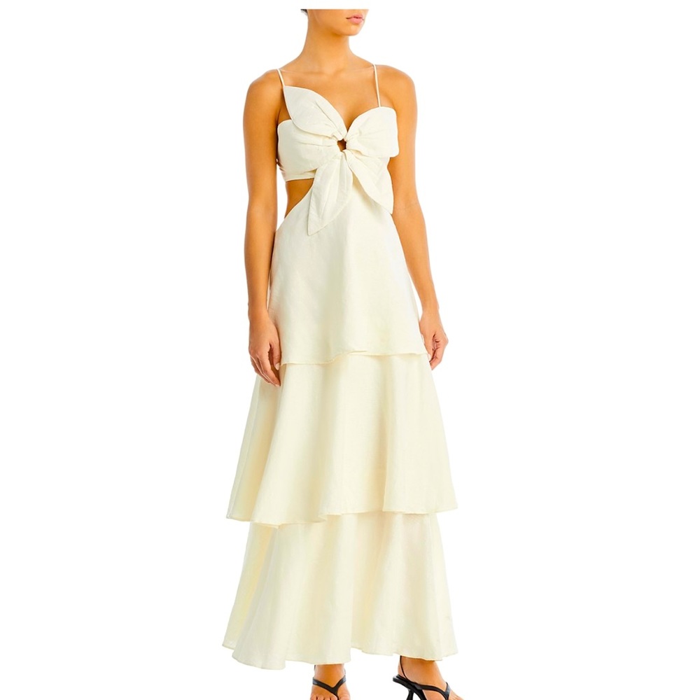 Off white flower Farm Rio Maxi Dress